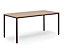 Table polyvalente, h x l 720 x 800 mm - longueur 1600 mm - plateau gris clair, piétement brun gris