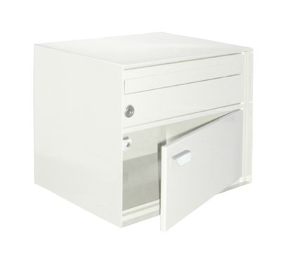 allebacker Briefkasten, BxHxT 390 x 315 x 310 mm - Stahlblech