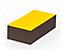 Magnet-Lagerschilder - gelb - HxB 10 x 80 mm, VE 100 Stk