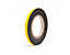 Etiquettes magnétiques - coloris jaune, sur rouleaux - hauteur 10 mm, longueur rouleau 10 m