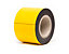 Etiquettes magnétiques - coloris jaune, sur rouleaux - hauteur 10 mm, longueur rouleau 10 m