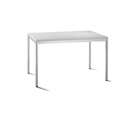 Schreibtisch, höhenverstellbar - BxT 1200 x 800 mm, 1 Unterschrank möglich, lichtgrau