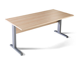 BASIC-II Bureau à piétement en L - largeur 1200 mm