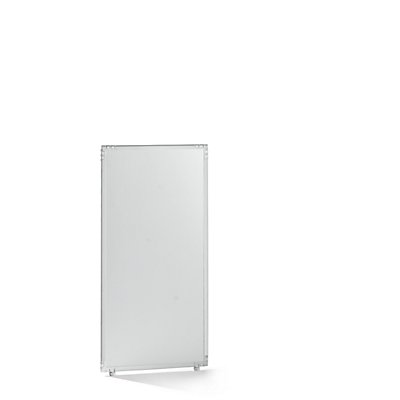 Cloison - plastique, cadre gris clair - 650 x 1300 mm