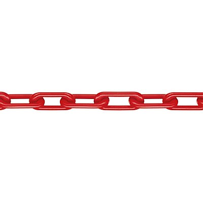 Nylon-Gütekette, MNK-Güte 8, Bundlänge 25 m, rot 