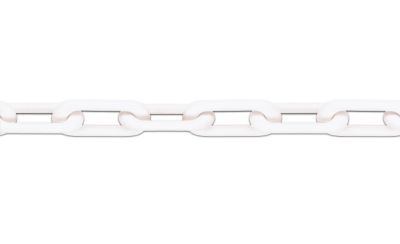 Nylon-Gütekette, MNK-Güte 8, Bundlänge 25 m, rot 