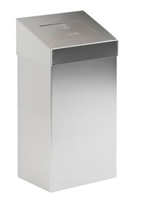 Abfalleimer | Mit Schwingdeckel | Volumen 50 l | Weiß