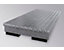 Auffahrrampe für Stahl-Flachwanne, verzinkt - Tiefe 1150 mm, Radlast 500 kg - Breite 450 mm