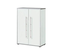 CLEARLINE Armoire à porte battante - 2 tablettes, h x l x p 1115 x 800 x 362 mm