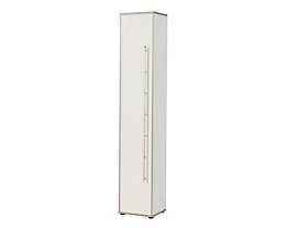 CLEARLINE Armoire à porte battante - 5 tablettes, h x l x p 2167 x 400 x 362 mm
