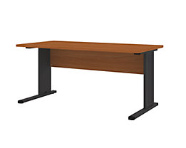 CORINNA Bureau à piétement en L - h x l x p 720 x 1600 x 800 mm