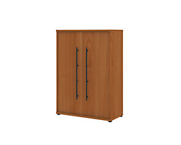 CORINNA Armoire de bureau - h x l x p 1115 x 800 x 362 mm, 3 hauteurs de classeurs