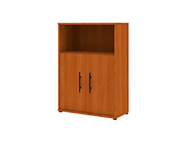 CORINNA Armoire mixte - 2 tablettes, 1 casier ouvert, 2 portes