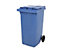 Kunststoff-Mülltonne, mit Papierschlitz, abschließbar, blau 