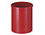 Corbeille à papier métallique ronde, capacité 15 l, hauteur 309 mm, rouge