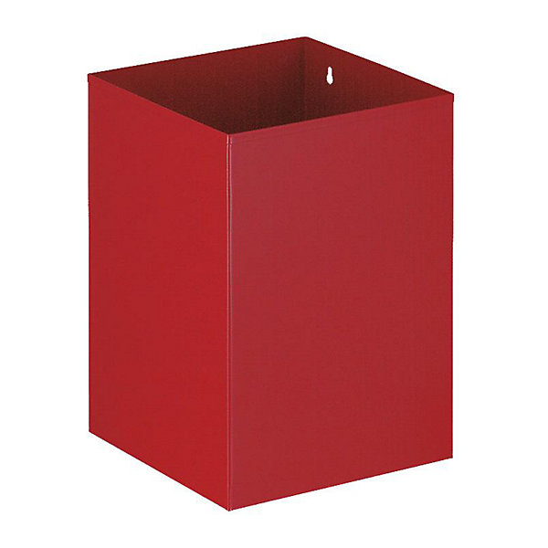 Image of Papierkorb quadratisch Inhalt 21 l rot