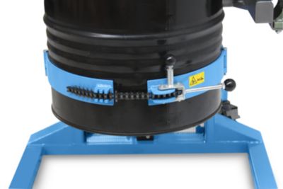 Fasshebe- und Kippgerät | LxBxH 1470 x 1260 x 2040 mm | Tragfähigkeit 400 kg 