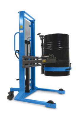 Fasshebe- und Kippgerät | LxBxH 1470 x 1260 x 2040 mm | Tragfähigkeit 400 kg 