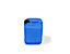 10 Liter Kanister - Polyethylen, LxBxH 230 x 196 x 310 mm - blau, ab 20 Stück