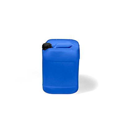 20 Liter Kanister - Polyethylen, LxBxH 290 x 255 x 390 mm - blau, ab 20 Stück
