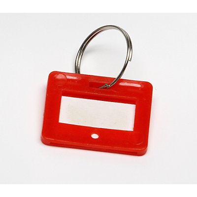 Porte-clés - lot de 10 - rouge, 10 lots et +