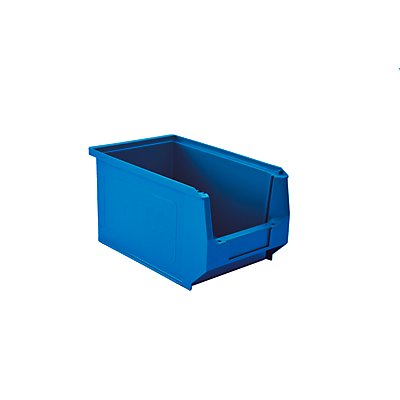 mauser Sichtlagerkasten aus Polyethylen - Inhalt 3,3 l - blau, VE 25 Stk