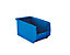 mauser Sichtlagerkasten aus Polyethylen - Inhalt 3,3 l - blau, VE 25 Stk