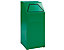stumpf Wertstoffbehälter, 65 l Inhalt - Innenbehälter verzinkt, flammverlöschend - Stahlblech, grau RAL 7035