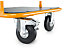 QUIPO Chariot-diable - avec barre de poussée vissée - force 200 kg