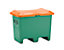 CEMO Streugutbehälter aus GfK - Volumen 200 l, ohne Entnahmeöffnung, unterfahrbar, Behälter grün