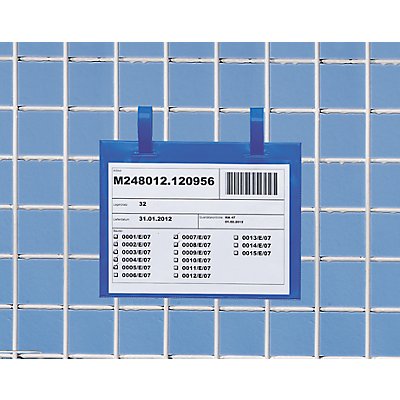 Porte-documents avec languettes de fixation - pour format A5 - l x h 235 x 170 mm, lot de 100