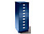 Bisley Schubladenschrank - 9 Schubladen für Format DIN A3 - lichtgrau | 114SPM-AT4