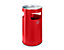 Combiné cendrier-poubelle avec cendrier à remplir de sable - hauteur 760 mm, Ø 420 mm - anthracite