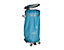 Support pour sacs-poubelle mobile à pédale, en inox - Ø couvercle 410 mm - pour 1 sac de 120 l