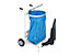 Support pour sacs-poubelle mobile à pédale, en acier - Ø couvercle 410 mm - pour 1 sac de 120 l