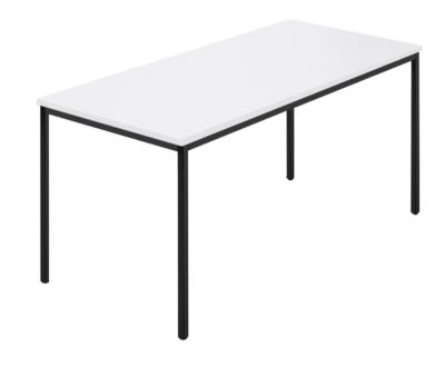 Tables rectangulaires, tube carré, 1500 x 800 mm gris / anthracite