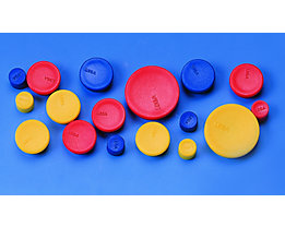 Plot magnétique - coloris assortis, bleu, jaune, rouge