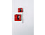 Notschlüsselkasten mit Glasscheibe - mit Klöppel zum Einschlagen - HxBxT 150 x 120 x 32 mm, VE 3 Stk