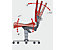 bimos Arbeitsdrehstuhl – SINTEC - Permanentkontakt, Sitzneigeverstellung - Fünffuß-Stahlrohrgestell mit Bodengleitern