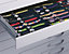 CP Zeichnungsschrank - für Format DIN A1 - 3 Schubladen, schwarzgrau RAL 7021, Gewicht ca. 76 kg