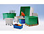 CEMO Großbehälter aus GfK - Inhalt 550 l, LxBxH 1320 x 970 x 620 mm - grün