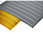 Tapis anti-fatigue en PVC - L x l 1500 x 910 mm, lot de 1 - gris