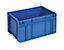 utz Euronorm-Stapelbehälter - Außen-LxBxH 600 x 400 x 270 mm - blau, VE 1 Stk