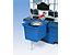 Asecos Vorsatzbehälter - für Auffangwanne - Innenmaße BxTxH 330 x 440 x 420 mm