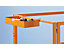 Bac à outils - orange jaune RAL 2000 - 600 x 200 x 80 mm