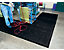 COBA Arbeitsplatzbodenbelag - mit gelochter Oberfläche, Naturkautschuk - 900 x 900 mm, schwarz