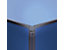 Acrylglas-Raumteiler - rauchfarben - HxB 1950 x 650 mm, Rahmen schiefergrau