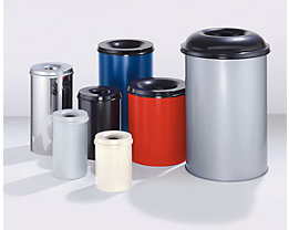 Corbeille à papier anti-feu - capacité 20 l, hauteur 426 mm