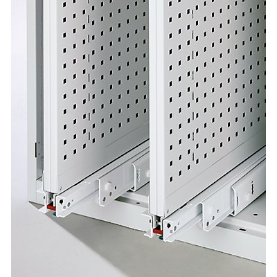 Ouverture sélective des tiroirs - pour armoire à panneaux coulissants, supplément de prix - pour 2 panneaux