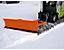 Bouclier chasse-neige pour gerbeur - bavette en caoutchouc - largeur chasse-neige 1500 mm